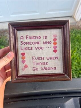 Framed Cross stitch 6x6